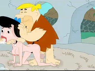 Fred og barney ' fuck betty flintstones via cartoon porn videoer tegneserie