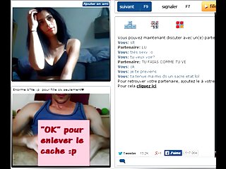 Chatroulette - perfekt jente cums hardt (med lyd!) chatroulettte